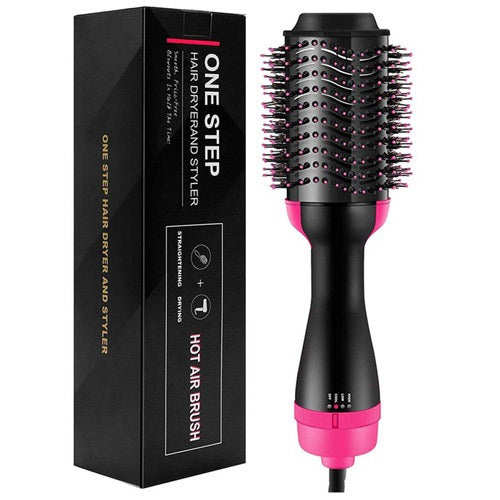 3 in 1 Hair Dryer & Brush (Dryer + Styler) Brush for Fast Drying, Straightening, Curling