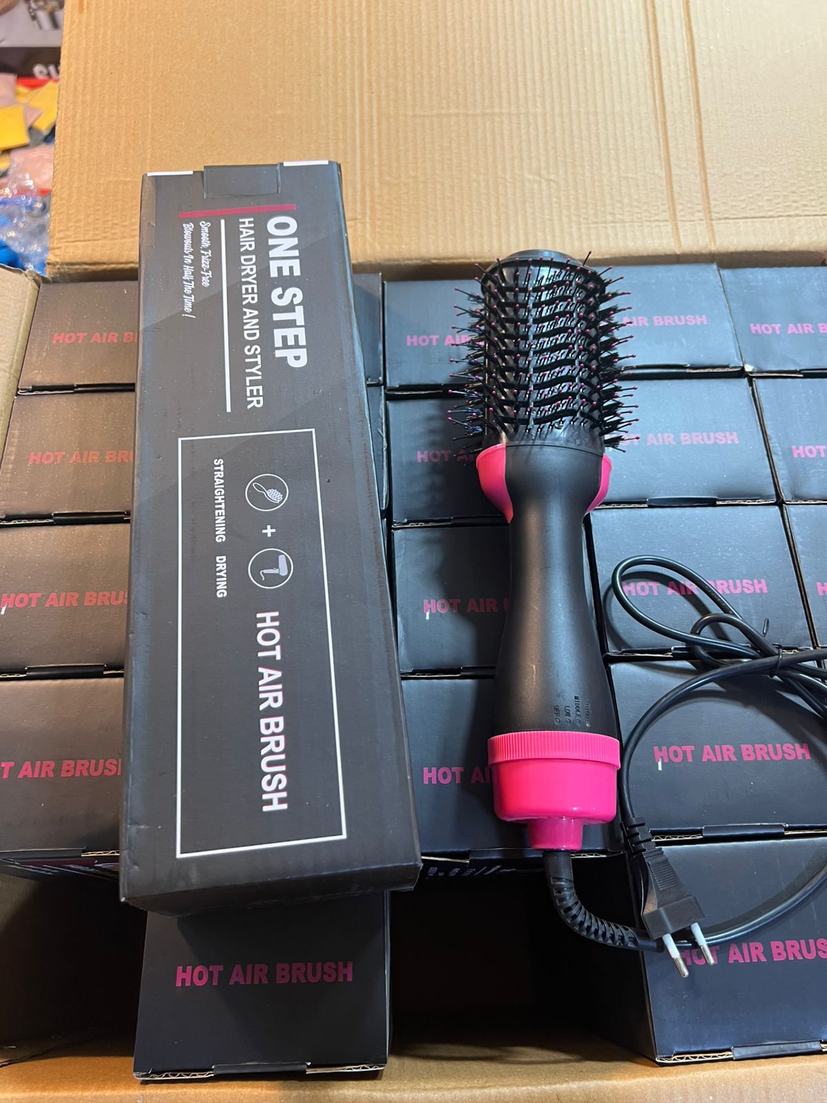 3 in 1 Hair Dryer & Brush (Dryer + Styler) Brush for Fast Drying, Straightening, Curling