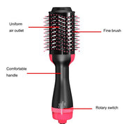 3 in 1 Hair Dryer & Brush (Dryer + Styler) Brush for Fast Drying, Straightening, Curling