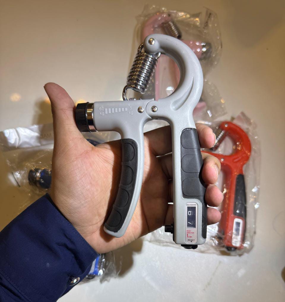 Adjustable Hand Gripper Exerciser with Counter 60KG